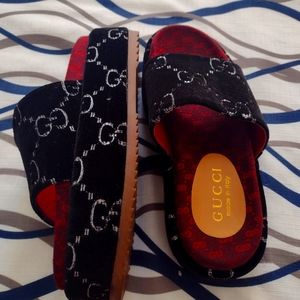 Authentic Genuine Gucci Platform Slides